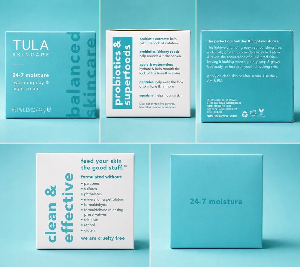 Tula 24-7 Moisture Hydrating Day & Night Cream - 1.5oz